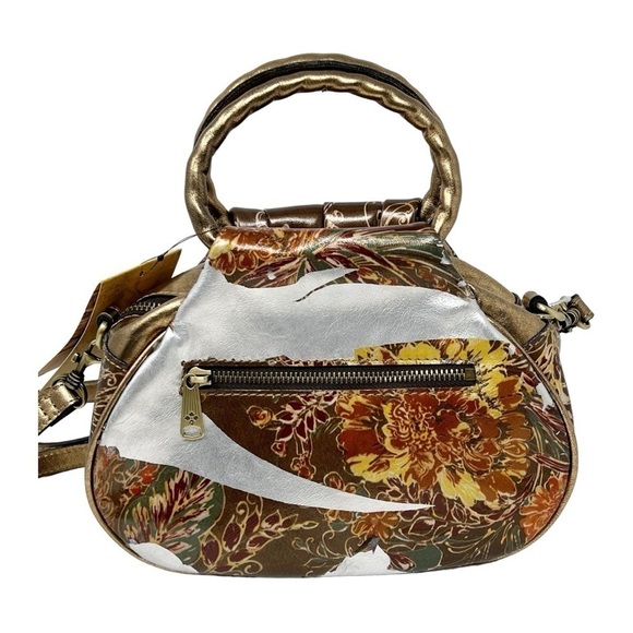 Patricia Nash Milburn Leather Crossbody Antique Bronze, New with Defects - Picture 9 of 12